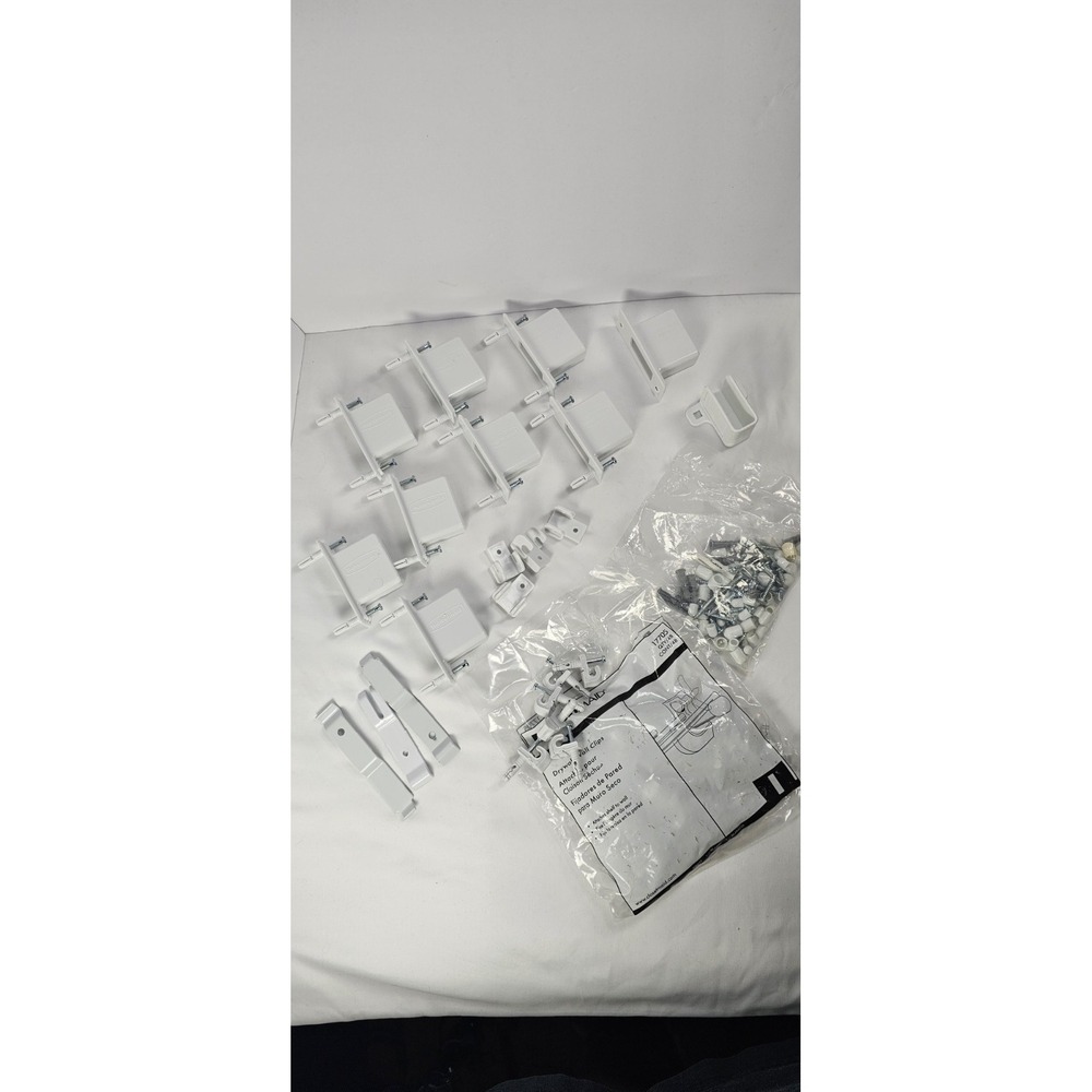 Rubbermaid Closet Shelving Mounting Brackets & Anchors Hardware Lot End Caps